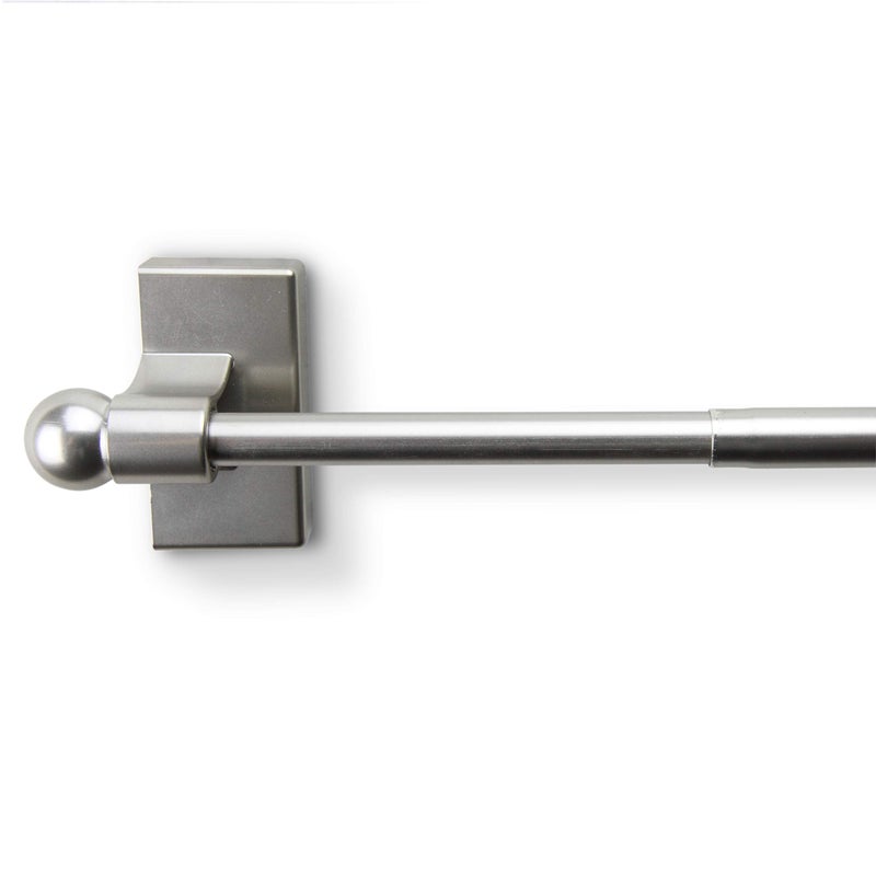 Rod Desyne MAG-15 Magnetic Curtain Rod, 17-30 inch, Satin Nickel - Image 2